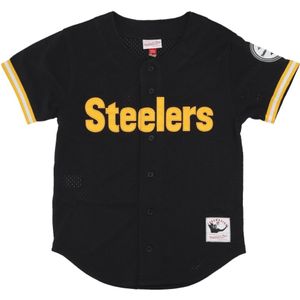 Mitchell & Ness, Heren, Sport, Zwart, Maat: M Poliester,