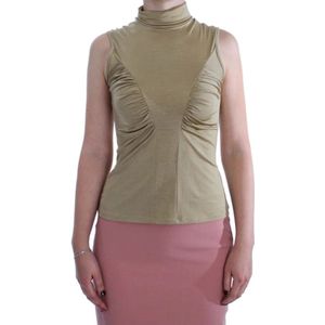 Exte, Dames, Tops, Geel, Maat: M Nylon,