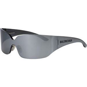 Balenciaga - Bb 0421S Shield - Zonnebril - Grijs - Nylon