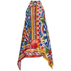 Dolce & Gabbana, Dames, Blouses & Shirts, Veelkleurig, Maat: S Zijde,