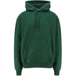Burberry, Heren, Sweatshirts & Hoodies, Groen, Maat: L Katoen,