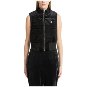 Juicy Couture, Dames, Jassen, Zwart, Maat: S Poliester,