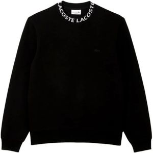 Lacoste, Heren, Sweatshirts & Hoodies, Zwart, Maat: S