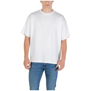 Calvin Klein, Heren, Tops, Wit, Maat: 2XL Katoen,