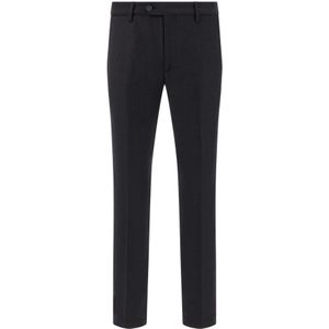 Boggi Milano - Pantalon - Navy - Slimfit - Gevoerde Zoom