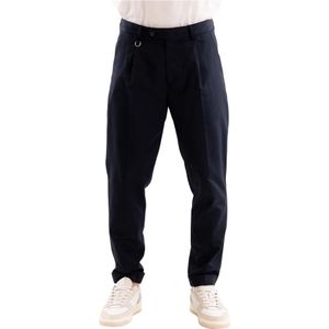 Paolo Pecora, Heren, Broeken, Blauw, Maat: S