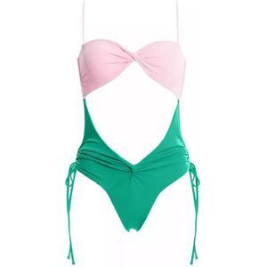 Agua by Agua Bendita, Dames, Badkleding, Groen, Maat: L Polyamide,