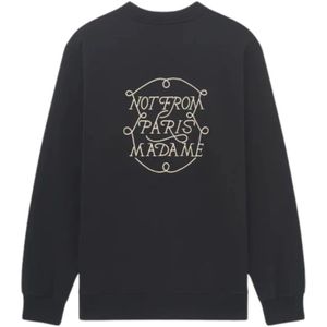 Drole de Monsieur, Heren, Sweatshirts & Hoodies, Zwart, Maat: S Katoen,