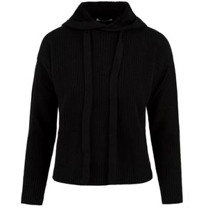 Hinnominate, Dames, Sweatshirts & Hoodies, Zwart, Maat: XS