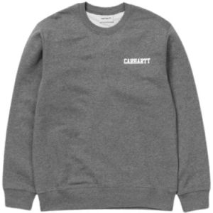 Carhartt Wip, Heren, Sweatshirts & Hoodies, Grijs, Maat: S Leer,