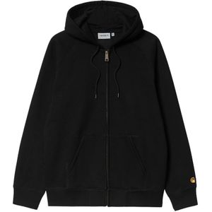 Carhartt Wip, Heren, Sweatshirts & Hoodies, Zwart, Maat: XS Katoen,