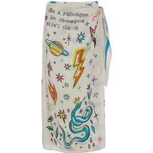 Me369, Dames, Rokken, Veelkleurig, Maat: L Viscose,