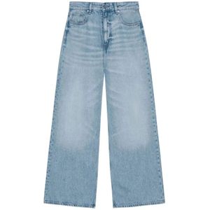 Ganni, Dames, Jeans, Blauw, Maat: W26 Denim,
