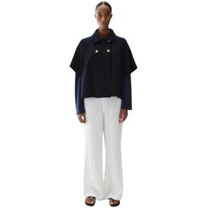 Busnel, Dames, Jassen, Blauw, Maat: S Wol,