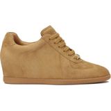 Kazar - Suède Sneakers - Bruin - Dames