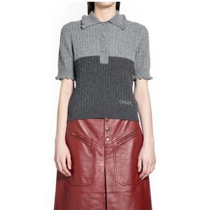 Chloé, Dames, Truien, Grijs, Maat: XS Wol,