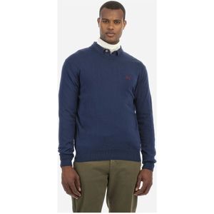 La Martina, Heren, Sweatshirts & Hoodies, Blauw, Maat: XL Katoen,