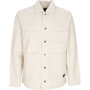 Vans, Heren, Jassen, Beige, Maat: M Katoen,