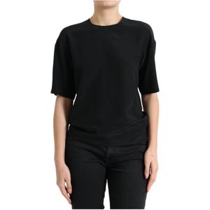 Dolce Gabbana - TSH84266 - Blouse - Zwart - Korte Mouwen