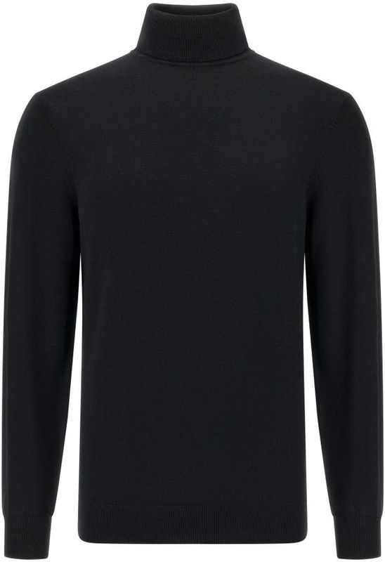 Boggi Milano, Heren, Truien, Zwart, Maat: S Wol,