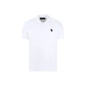 Dsquared2 Polo Hemden , White , Heren , Maat: L