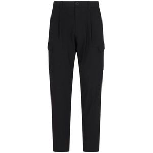 Herno, Heren, Broeken, Zwart, Maat: S Nylon,