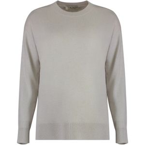 Max Mara, Dames, Truien, Grijs, Maat: M Wol,