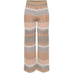 Only, Dames, Broeken, Beige, Maat: M Viscose,