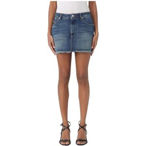 Dolce & Gabbana, Dames, Rokken, Blauw, Maat: 2XS Denim,