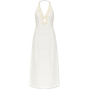 Cult Gaia, Dames, Jurken, Wit, Maat: S Linnen,