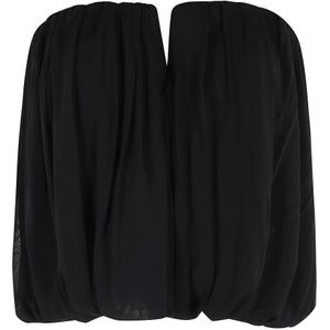 Isabel Marant, Dames, Blouses & Shirts, Zwart, Maat: XS