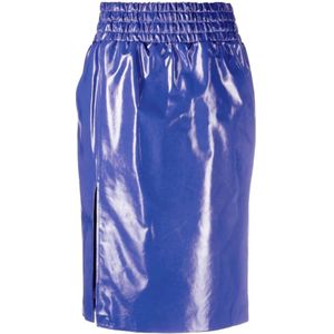 Tom Ford, Dames, Rokken, Blauw, Maat: 3XS Zijde,