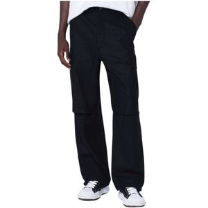 Darkpark, Heren, Broeken, Zwart, Maat: L Wol,