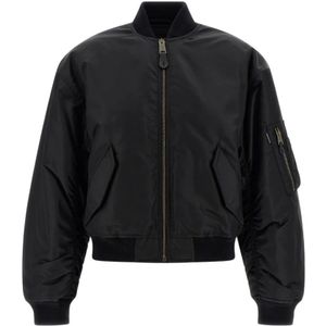 Balenciaga, Dames, Jassen, Zwart, Maat: S Satijn,