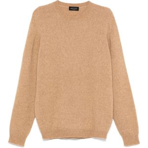 Roberto Collina, Heren, Truien, Bruin, Maat: XL