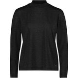 Betty & Co - Rolhals Shirt - Zwart - Dames - Met Lurex Draad