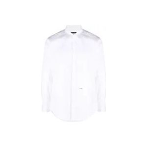Dsquared2 Het Elegante Witte Overhemd , White , Heren , Maat: M