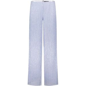 vera mont, Dames, Broeken, Blauw, Maat: S