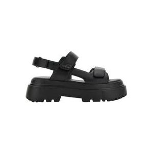 Hogan Zwarte Sandalen , Black , Dames , Maat: 40 EU