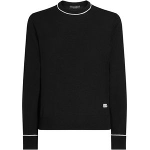 Dolce & Gabbana, Heren, Truien, Zwart, Maat: M