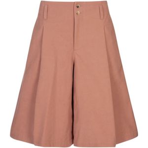 Chloé, Dames, Korte broeken, Roze, Maat: M Katoen,