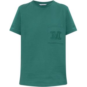 Max Mara, Dames, Tops, Groen, Maat: S Katoen,