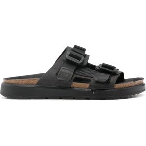 Birkenstock - Sliders - Zwart - Leer