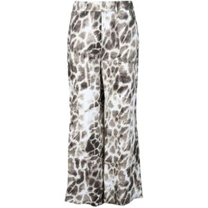 Mason's, Dames, Broeken, Veelkleurig, Maat: S Linnen,