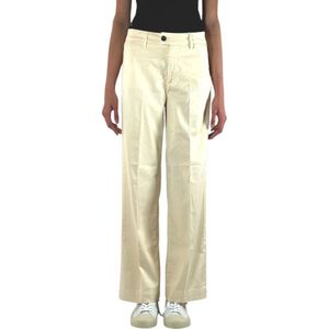 Roy Roger's, Dames, Broeken, Wit, Maat: W34 Katoen,