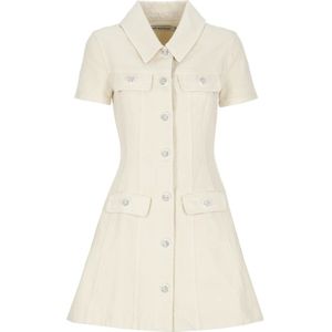 Self Portrait, Dames, Jurken, Beige, Maat: S Katoen,