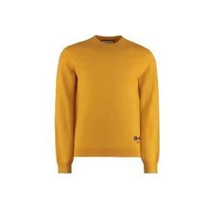 Gucci Cachemire Sweater - Regular Fit , Yellow , Heren , Maat: M