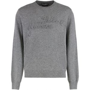 Dolce & Gabbana, Heren, Truien, Grijs, Maat: L