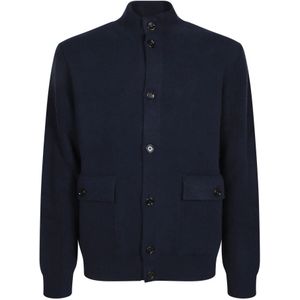 Lardini, Heren, Truien, Blauw, Maat: XL Wol,