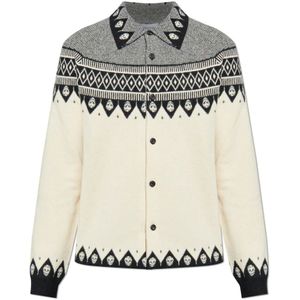 Alexander McQueen, Heren, Truien, Beige, Maat: S Wol,